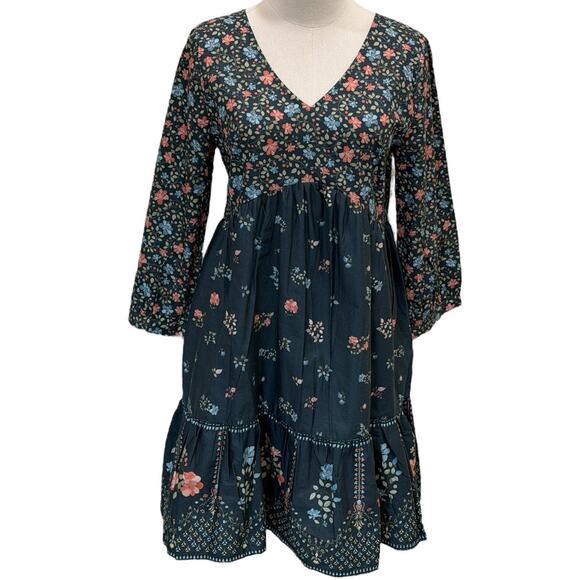 NWT Reistor × Madewell Puff Sleeve Bohemian Dress - Picture 2 of 7